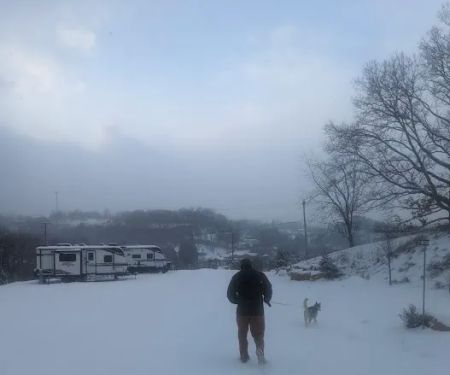 Fairmont Hills RV Park, Back Side